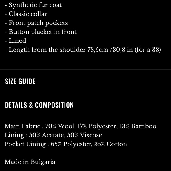 NWT Sézane ISAE Teddy Coat SZ 8 / 40 - Picture 16 of 16